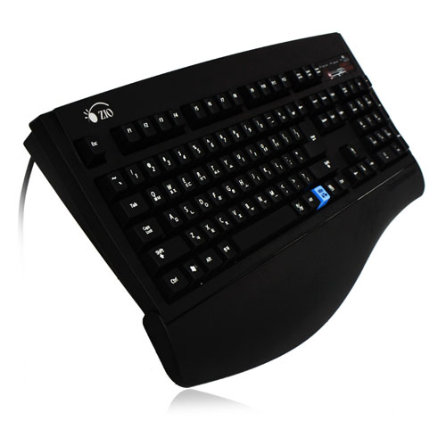 Bless ZIO DT35 USB 블랙 게이밍 키보드 (손목받침대 포함)_이미지