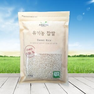 초록숟가락 유기농 <b>찹쌀</b> 1kg 국내산 햇곡