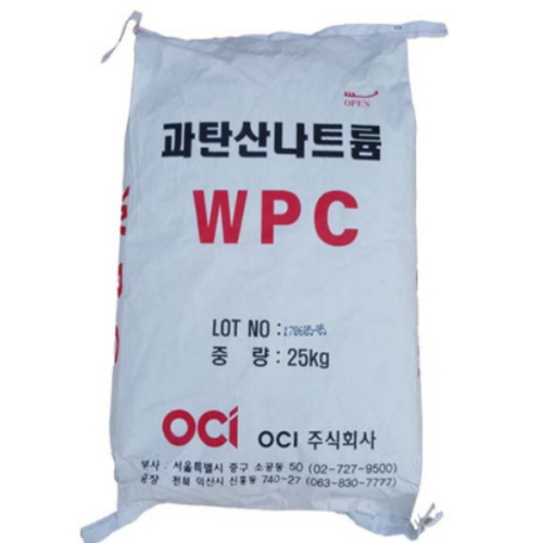 OCI 과탄산나트륨 25kg이미지입니다. 누르면 해당 게시물로 새창이동합니다.