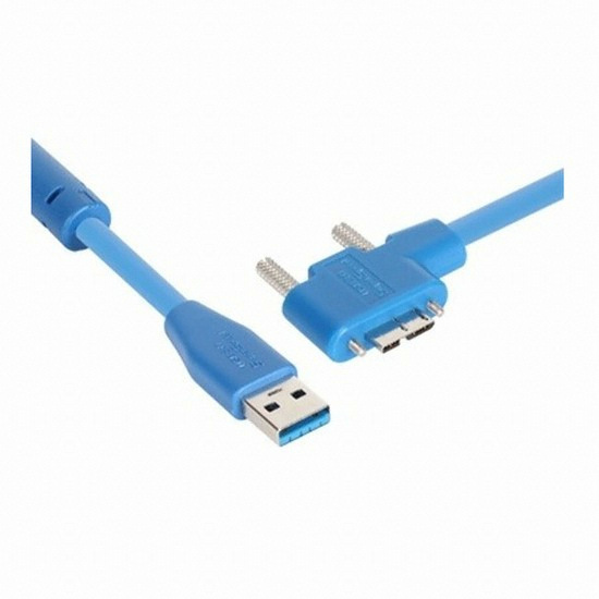 강원전자 NETmate USB3.0 High-Flex AM-MicroB(왼쪽 꺾임) 리피터 케이블 (20m)_이미지