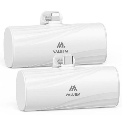 디엠케이코리아 밸류엠 거치형 도킹 보조배터리 D1 5000mAh (8핀, 2개)_이미지