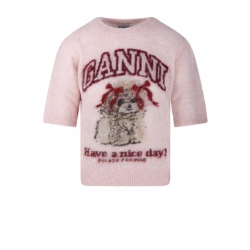 가니 반팔 티셔츠 A1070093 135 Egret_이미지