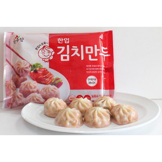 수향식품 순수향 한입 김치만두 180g (5개)