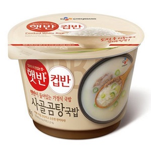 CJ제일제당 햇반 컵반 사골곰탕국밥 166g (1개)_이미지