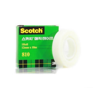 3M 스카치 810 매직 테이프 리필 12mm x 18m (1개)