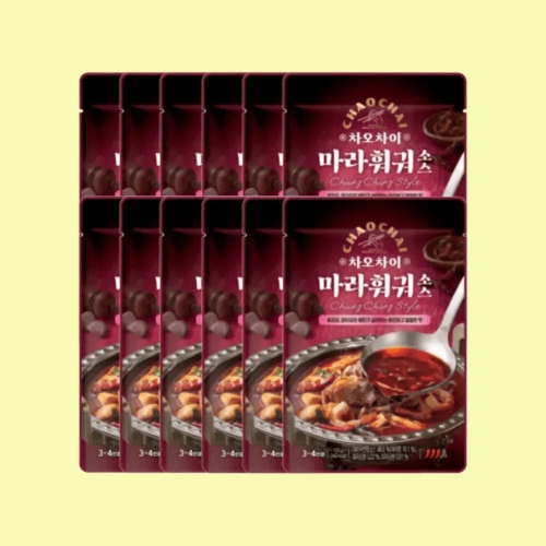 샘표 차오차이 마라훠궈소스 125g (12개)_이미지