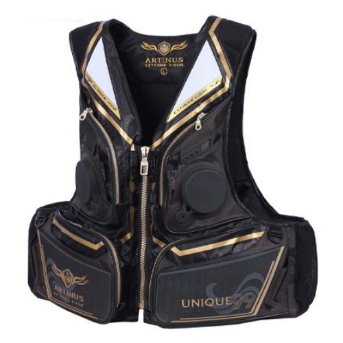아티누스 AV-152N 사계절 플로팅 구명조끼 블랙_이미지