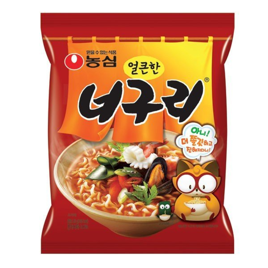 농심 너구리 얼큰한맛 120g (15개)_이미지