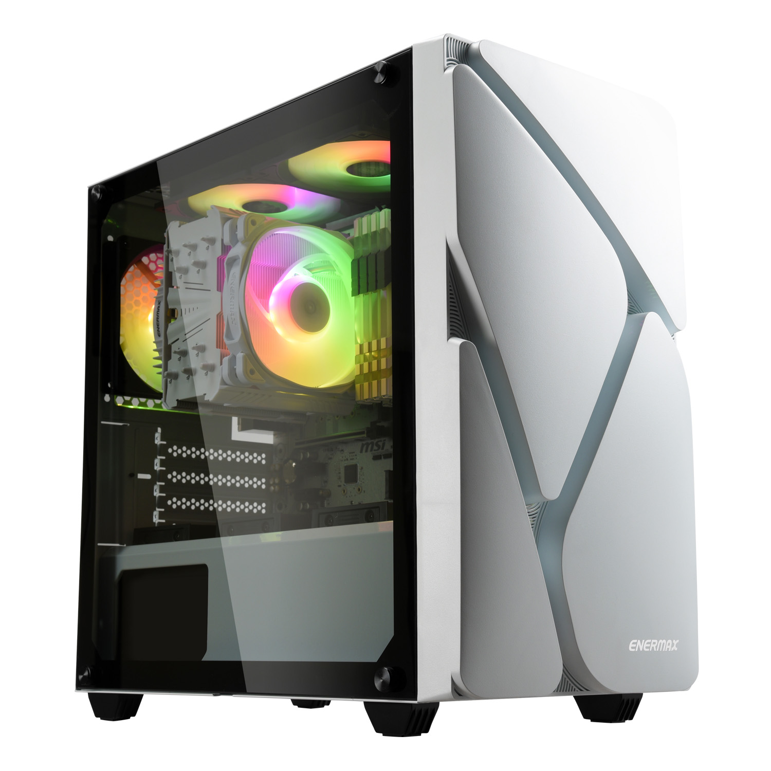 씨넥스존 에너맥스 EMG-003 게이밍 13400F RTX4060Ti 화이트 (16GB, M.2 512GB)_이미지