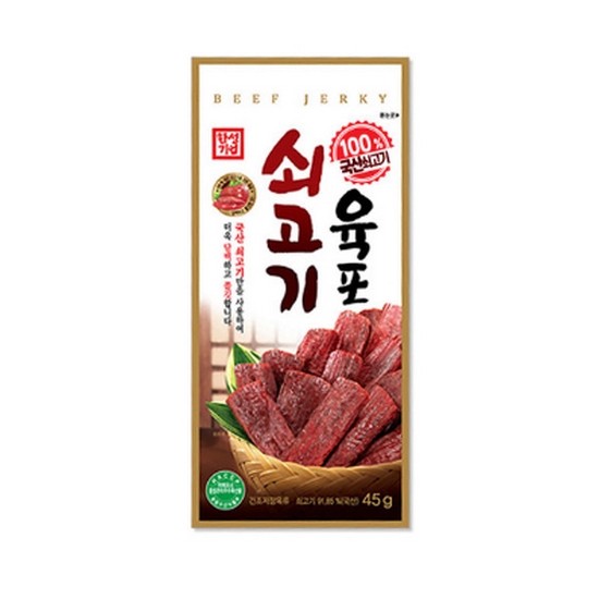 한성기업 쇠고기육포 45g (5개)