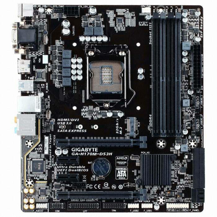 GIGABYTE GA-H170M-DS3H (�ؿܱ���)
