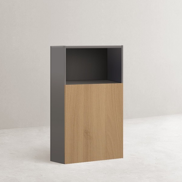 라레스가구 베라 3단 2단 도어 수납 책장 600