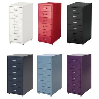 이케아 HELMER 6단 이동식 <b>서랍장</b> 280