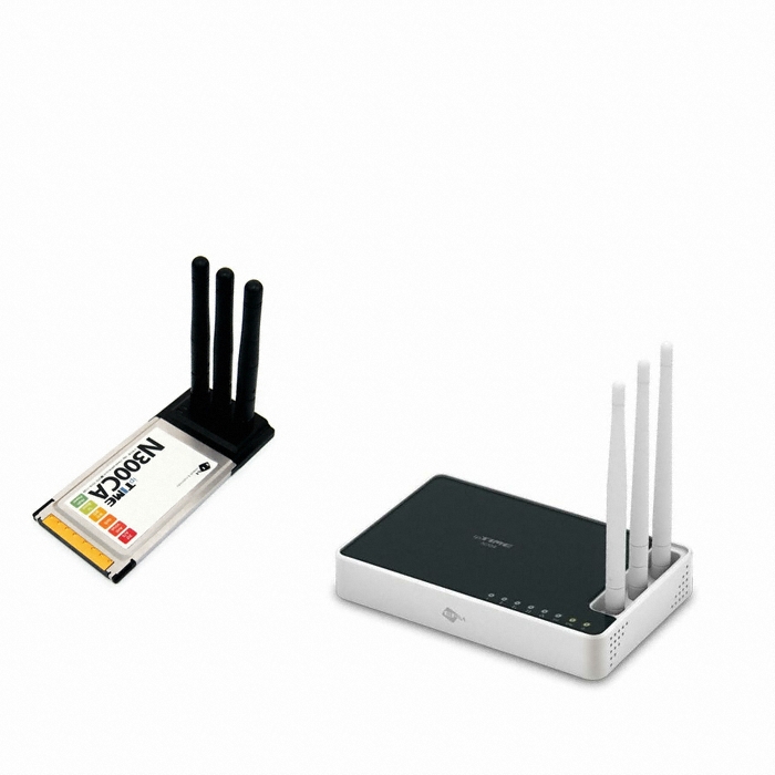 EFM ipTIME N704 공유기 패키지 (+ N300CA PCMCIA 무선랜카드)_이미지