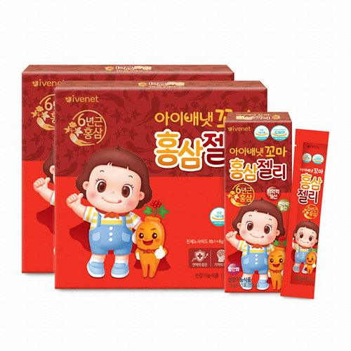 아이배냇 꼬마 홍삼젤리 15g 30포 (2개)_이미지