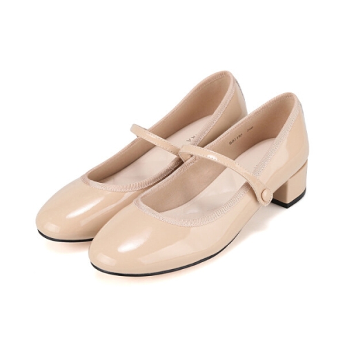 바바라 여성 소가죽 페이턴트 베이직 메리제인 키튼힐_BBJ105BE