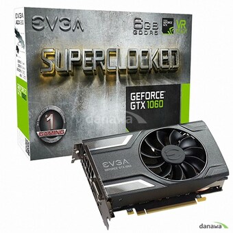 EVGA 지포스 <b>GTX</b><b>1060</b> SC GAMING D5 <b>6GB</b>