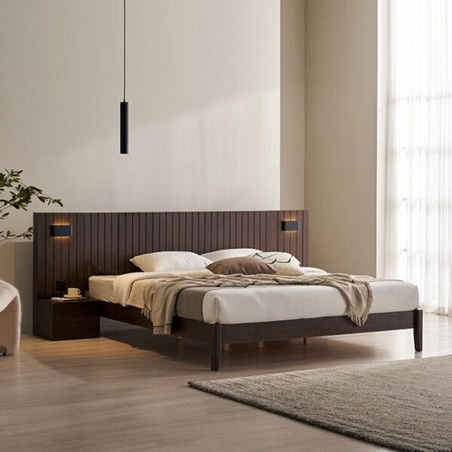 삼익가구 모네어 호텔 원목 침대 Q (파워본넬)_이미지