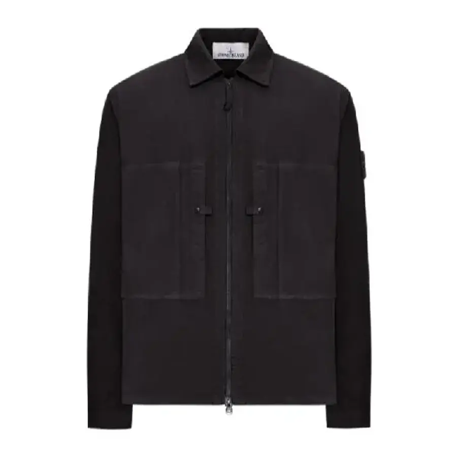 Comfortable 오버셔츠 with 집 앤 pockets L1S151200005S0298V0029 TP57273