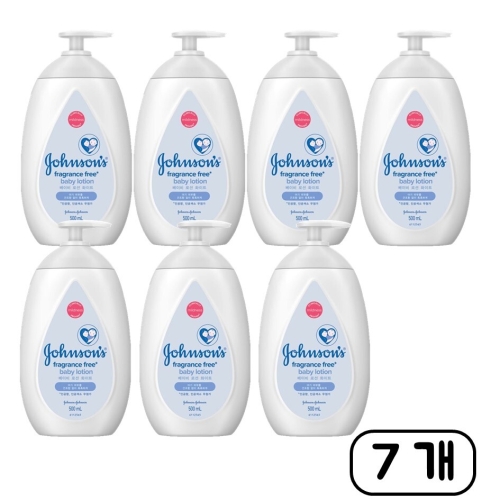 존슨즈베이비 화이트 로션 500ml (7개)_이미지