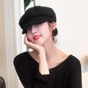 셀러허브 여자 빵모자 무지팔각모 뉴스보이캡 헌팅캡 S11258723_이미지