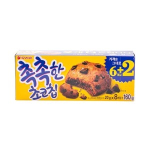 오리온 촉촉한 초코칩 160g (1개)