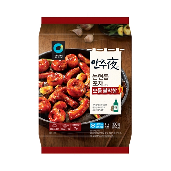 대상 청정원 안주야 논현동 포차스타일 모듬불막창 300g (1개)