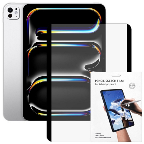 태블리스 iPad Pro 11 M4 탈부착 마그네틱 종이질감 지문방지 드로잉 액정보호필름 (액정 1매)_이미지