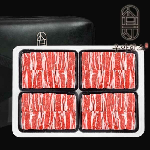 제이푸드원 우아한소 호주산 송아지갈비 찜용 선물세트(800gx4) 3.2kg (1개)