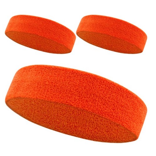 이그니스 스포츠 헤어밴드 3개 (오렌지)_이미지