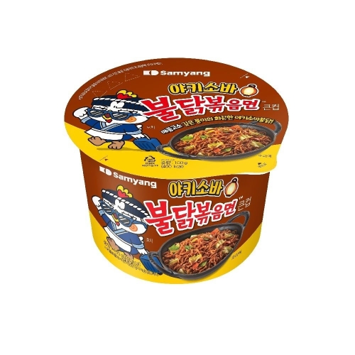 삼양식품 큰컵 야키소바 불닭볶음면 100g이미지입니다. 누르면 해당 게시물로 새창이동합니다.