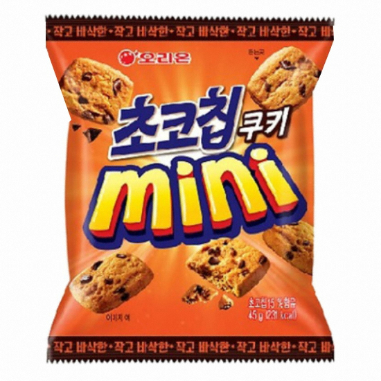 오리온 초코칩쿠키 미니 45g (6개)_이미지