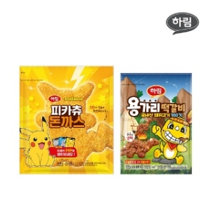 피카츄 돈까스 500g + 용가리 떡갈비 450g
