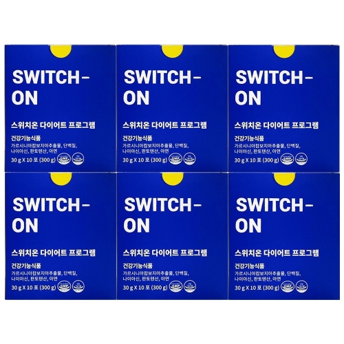 비오팜 스위치온 다이어트 프로그램 30g 10포 (6개)_이미지