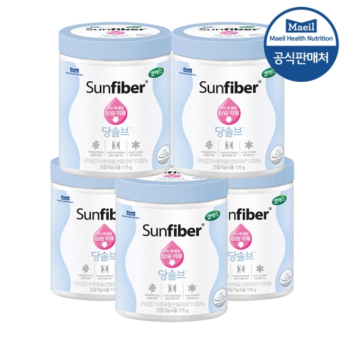 매일유업 셀렉스 썬화이버 당솔브 혈당케어 175g (5개)_이미지