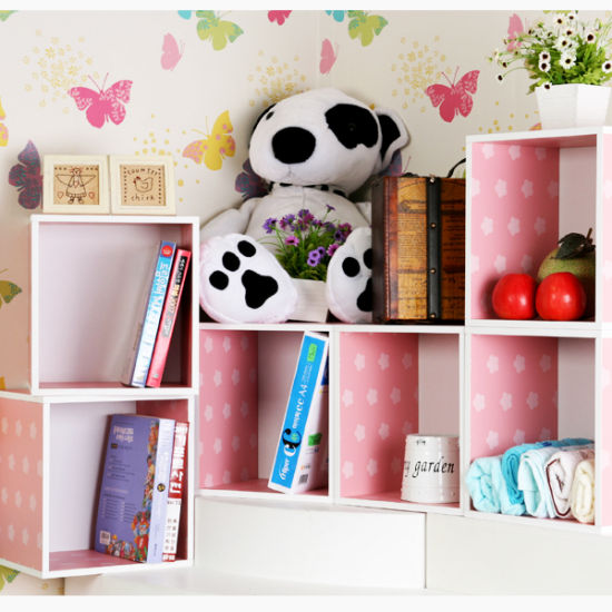 한목가구 라이펀 HF칼라수납 공간박스 (6P, 핑크별구름)