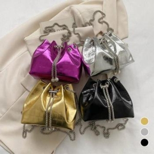 라일리 Rly 메탈릭 체인 복조리백 파티 크로스백 여성 미니백 38154103