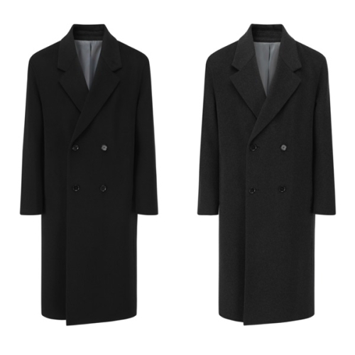 ANDZ 남성 세미 오버핏 캐시미어 혼방 더블 롱 코트 BMDF4CCB1202_이미지