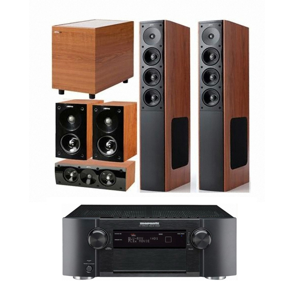 야모 S608 5.1채널 + 마란츠 AV리시버 (SR6004, SUB-200)