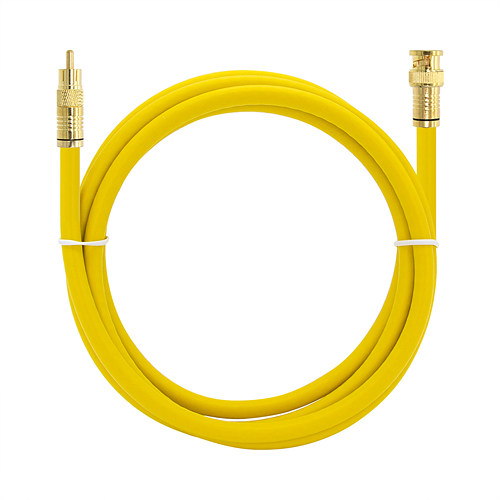 탑라인에이치디 솔탑 골드 고급형 RCA TO BNC 옐로우 TV 동축 케이블 (SOLTOP-916, 50m)_이미지