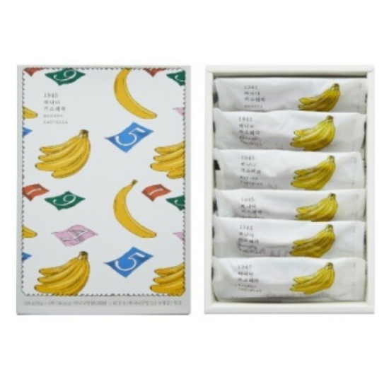 1945 바나나 카스테라 6개입 228g