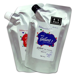 갤런트 웰빙 저자극 염색약 총1000g/오징어먹물 염색 흑색 블랙 /새치염색약/새치커버/새치염색/오징어먹물염색약