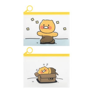  카카오프렌즈 2022 춘식이 PVC 파우치 꽃길 낮잠