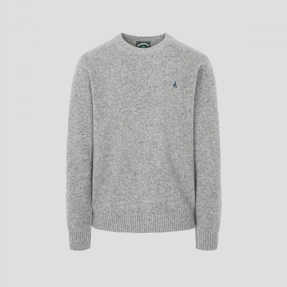 삼성물산 빈폴 남성 푸즈예티 라운드 니트 그레이 BC6X51E203