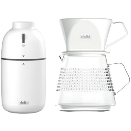 델키 DKH-5000 + 드리퍼 + 드립서버 세트 (그레이)_이미지