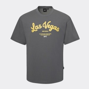  UFC SPORT 라스베가스 릴렉스핏 반팔 티셔츠 얼티밋 그레이 U2SSW232