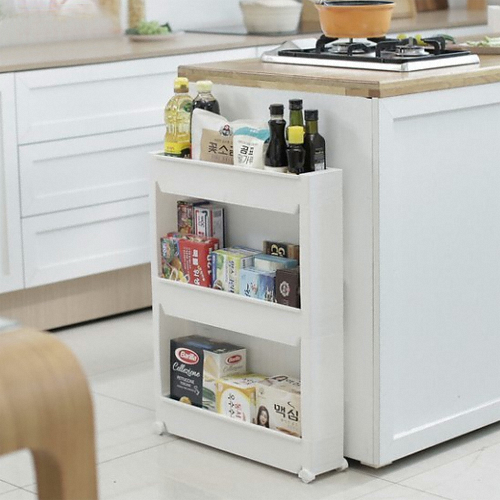 가우아이앤씨 위즈홈 틈새선반 3단 (4개)