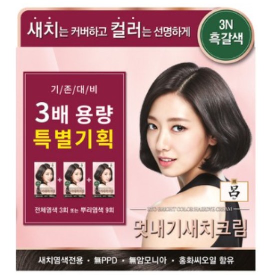 아모레퍼시픽 려 우아채 멋내기 새치크림 360g (4개)