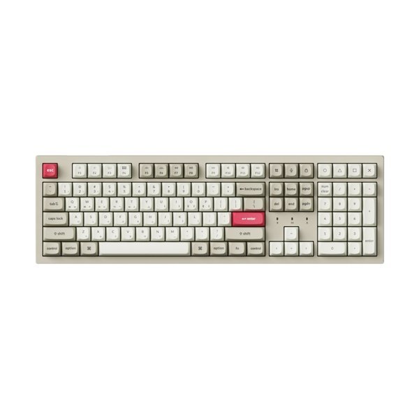 Keychron K10 PRO MAX 유무선 기계식 레트로 (저소음 바나나축)_이미지