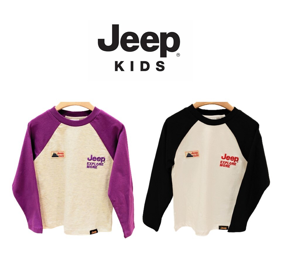 지프키즈 BOLD JEEP 라글란 티KM2TSU014_이미지